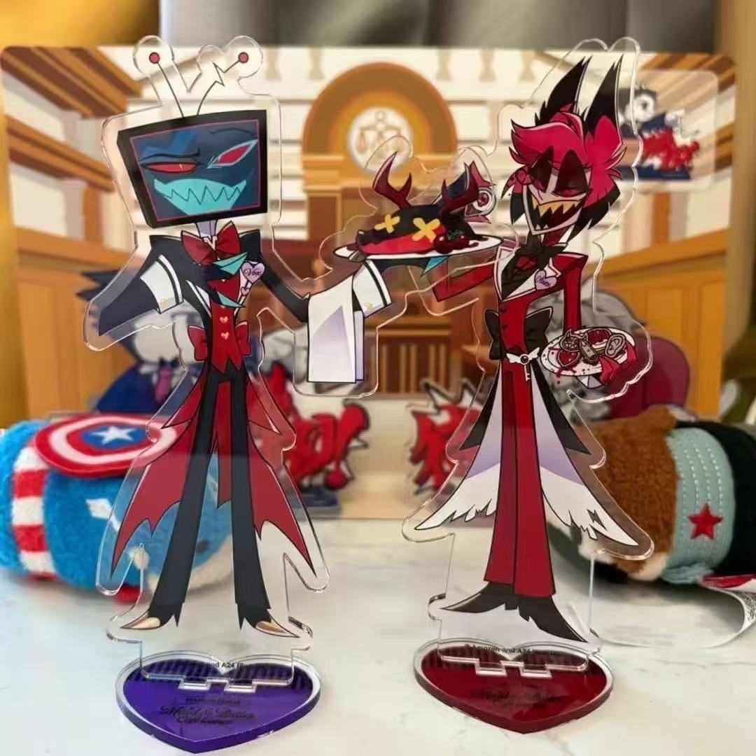 2pcs Hazbin Anime Peripherals  - Anime Merchandise Collection ulasan dan harga